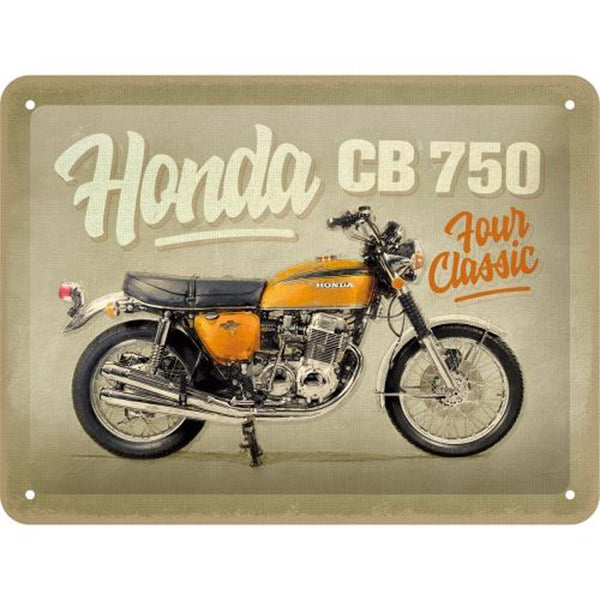 Nostalgic-Art Small Honda MC CB 750 Four Classic Sign