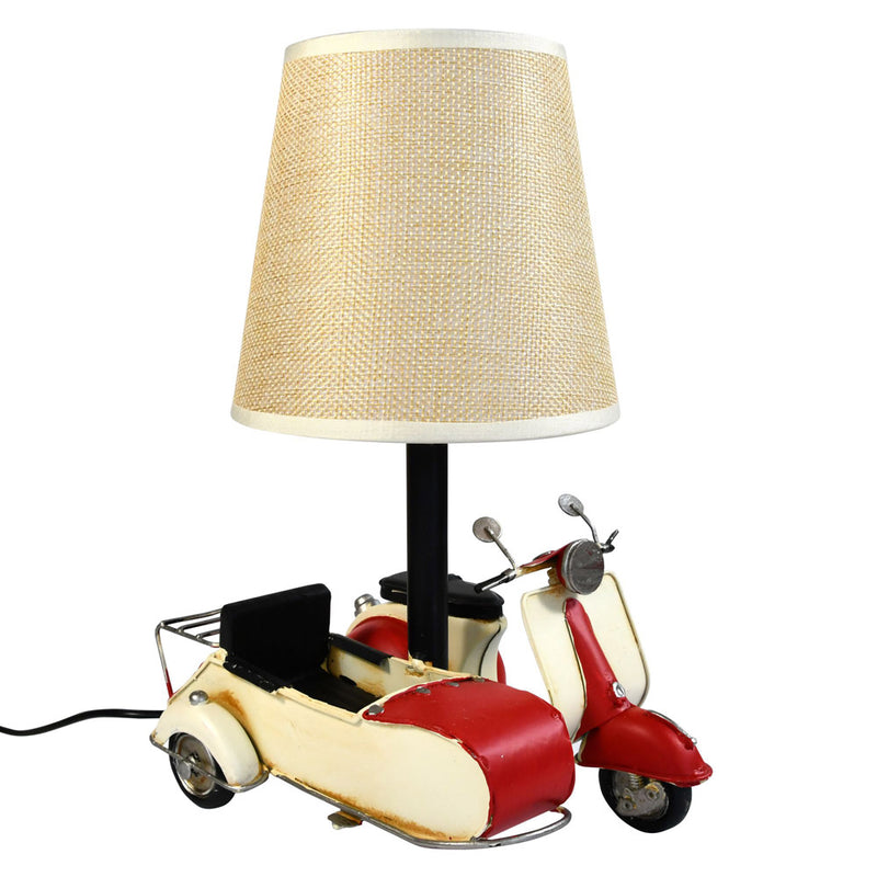 USB-Powered Scooter and Sidecar LED Lamp (18x15x26cm)