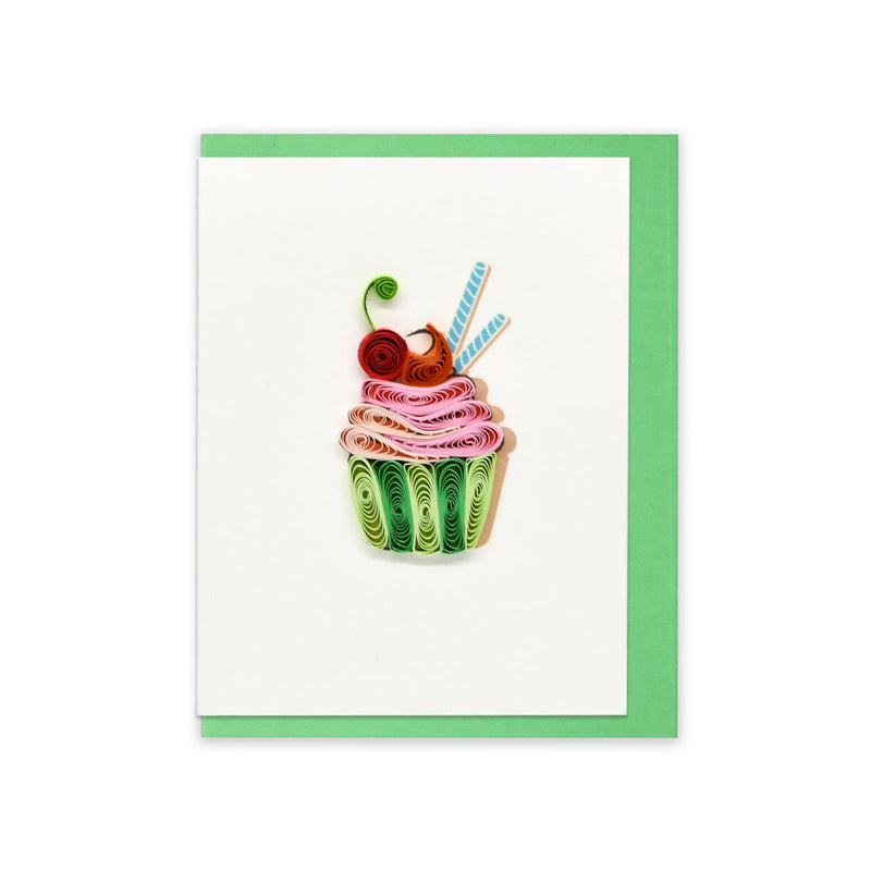 Quilled Mini Greeting Card (8.5x6.4cm)