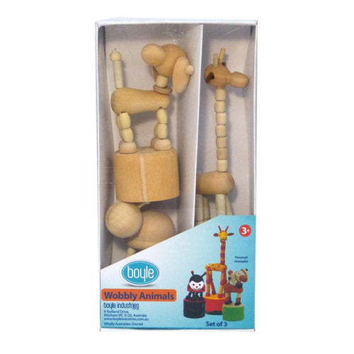 Wobbly Animals (Set of 3)