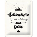Nostalgic-Art Small Adventure is Waiting Sign (15x20cm)