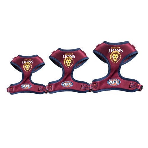 AFL Brisbane Lions Pet Harness