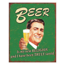 Kojotový kovový plak