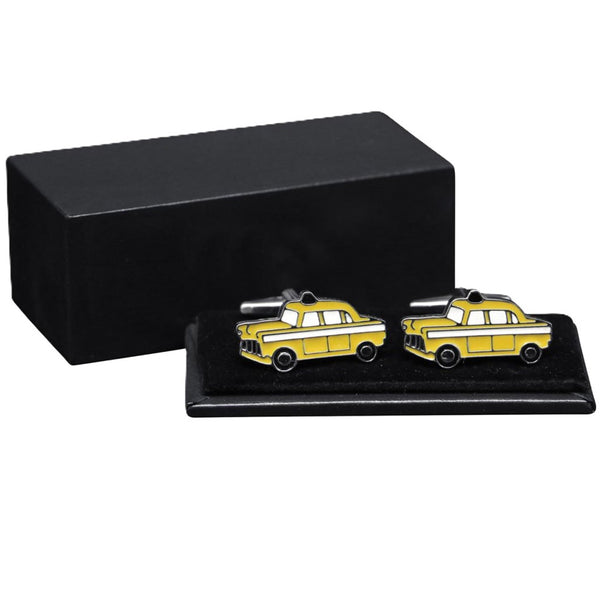 New York Taxi Button Cufflinks