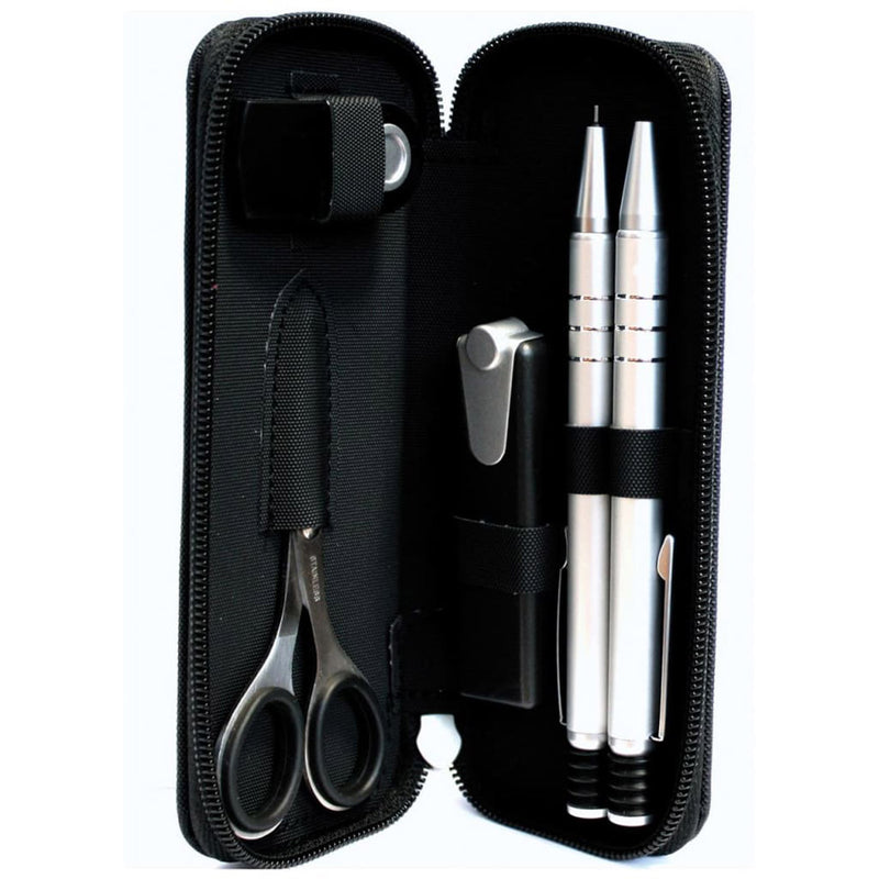 Stationery Set with Zip Case (Black)