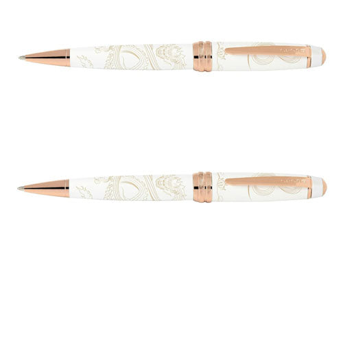 Bailey Dragon Year Pen (Pearl White/Rose Gold)