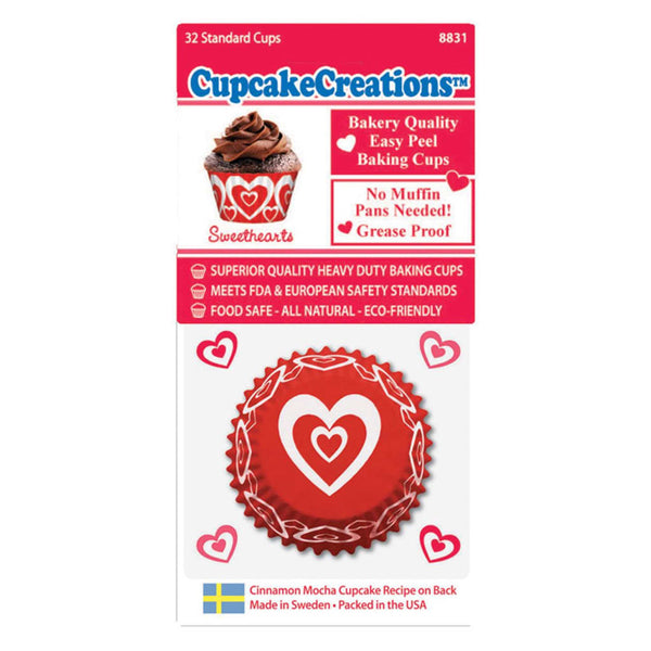 Sweethearts Baking Cups 32pk