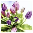 Papír+design tulipánů tisk na oběd ubrousků