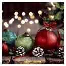 Papír+design vánočních ozdob oběda ubrousků