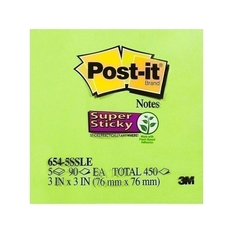 Post-It 76x76mm Super Sticky Notes (Box of 4)