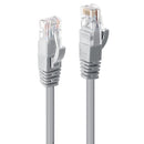 Síťový kabel Lindy Cat6 U/UTP Gigabit (šedá)