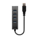 Lindy USB-A 3,0 až 4 Port Hub
