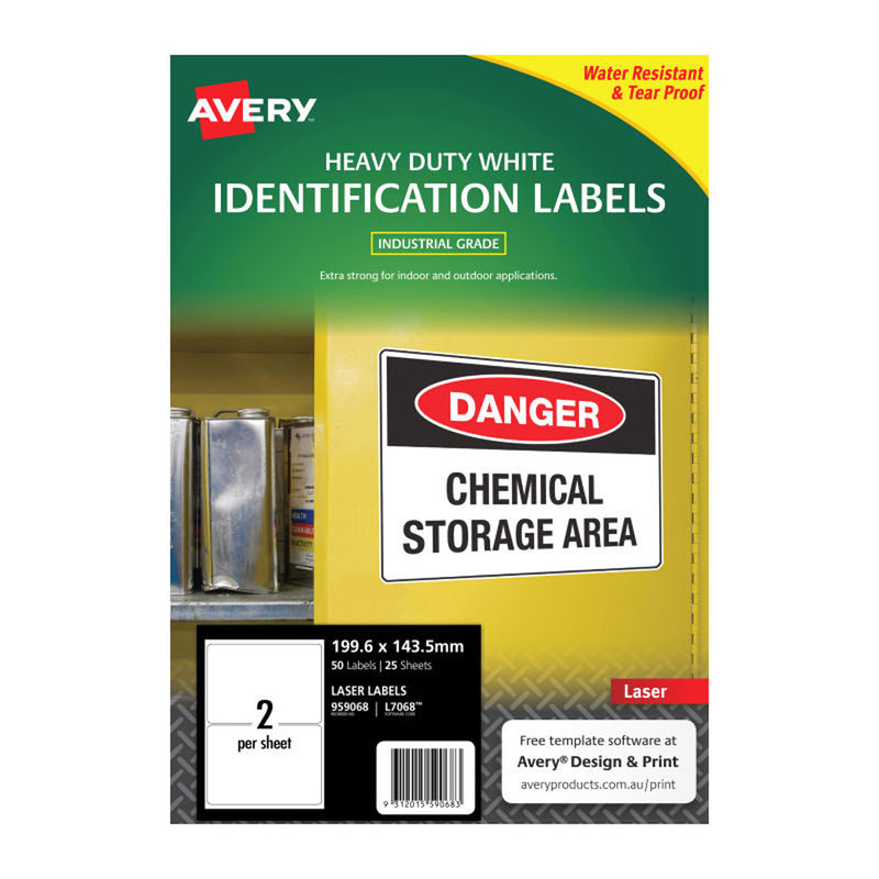 Avery Heavy Duty Laser Labels 25pk