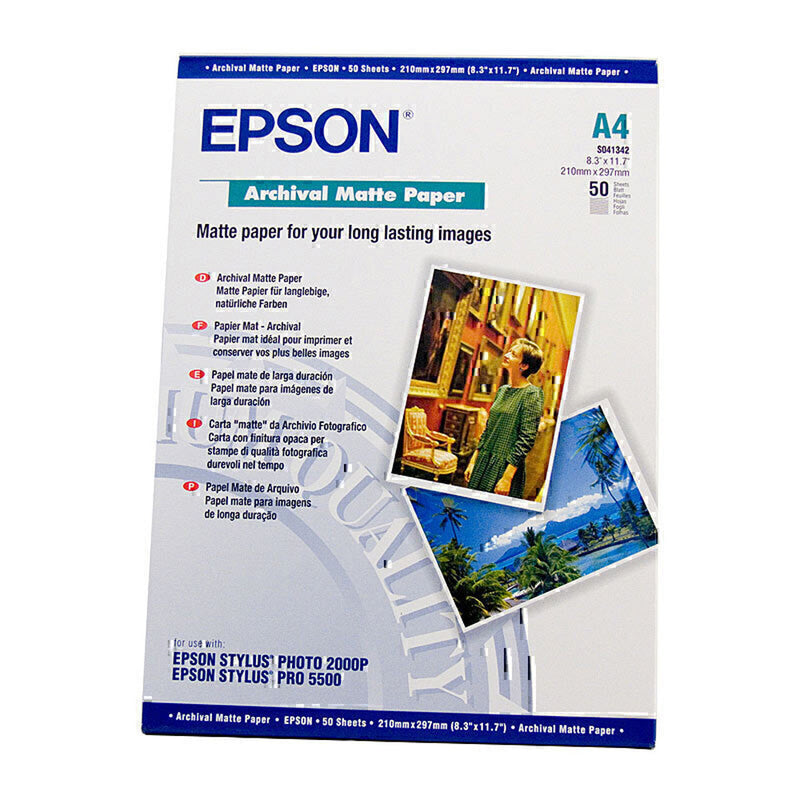 Epson Archical Matte Paper 50pc