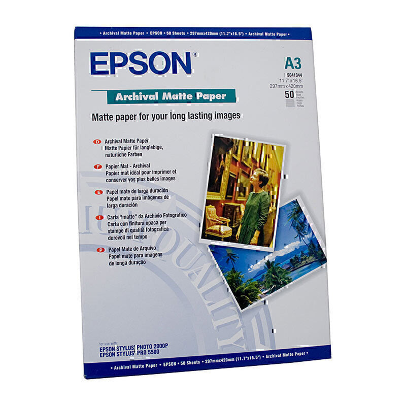 Epson Archival Matt Paper 50pc