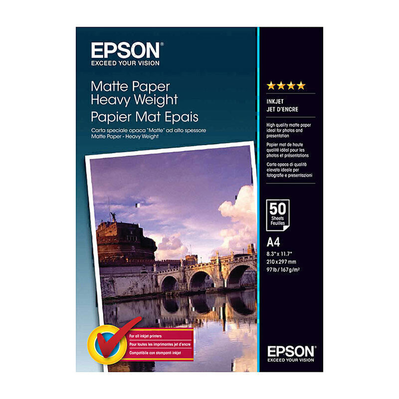 Epson Matte Heaght Ligh Paper 50pc