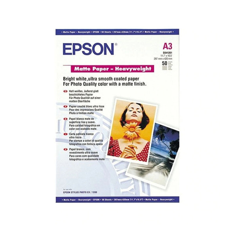 Epson Matte Heaght Ligh Paper 50pc