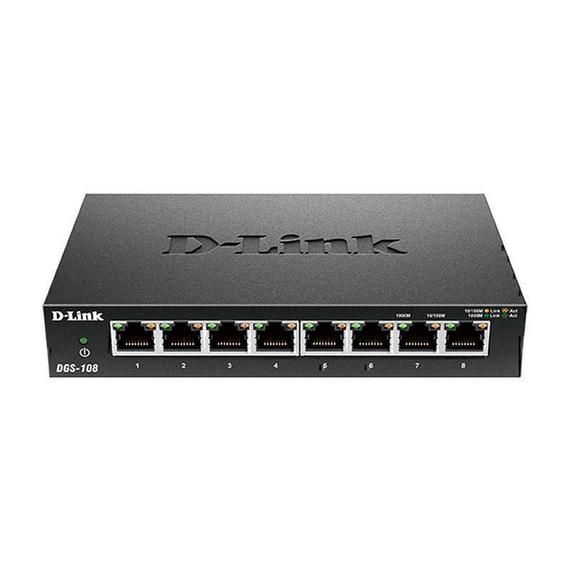 D-Link Metallgehäuse Gigabit Desktop Switch