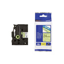 Bratr laminovaná černá na chřipce žluté značkové pásky