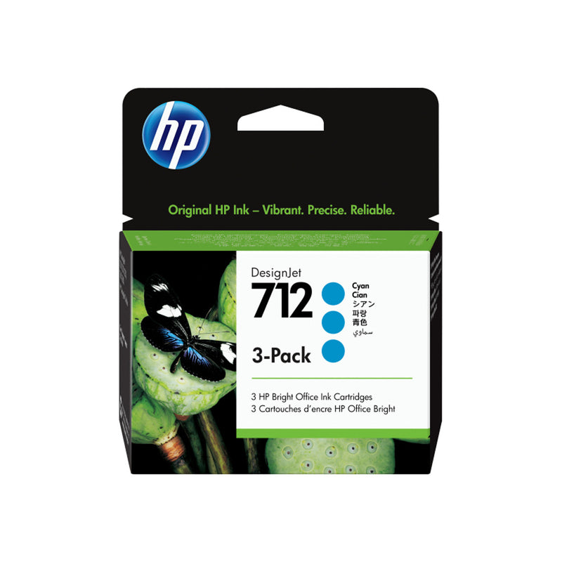 HP 712 Inkoustová kazeta 29ml 3pk