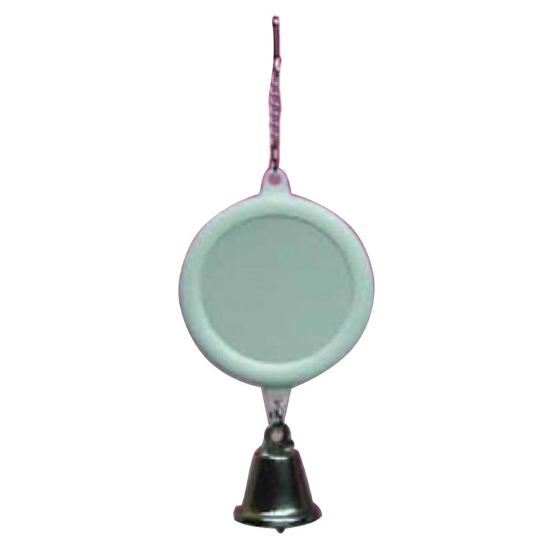 Elite Pet Round Mirror s Bell Bird Toy