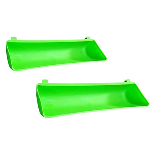 Green Plastic Chicken Feed Trough