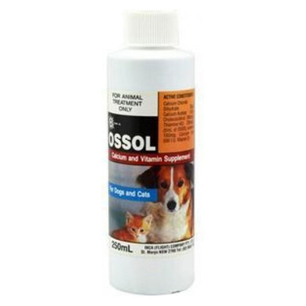 Ossol Pet Dog and Cat Calcium Supplement 250mL