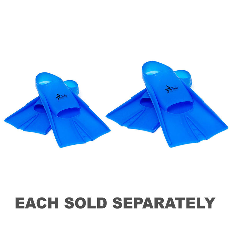 Swimfit Training Silicone Swim Fins (Blue)