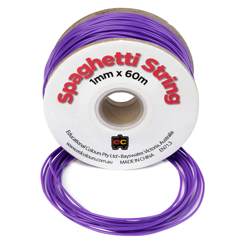 Educational Colours Spaghetti String 6cm