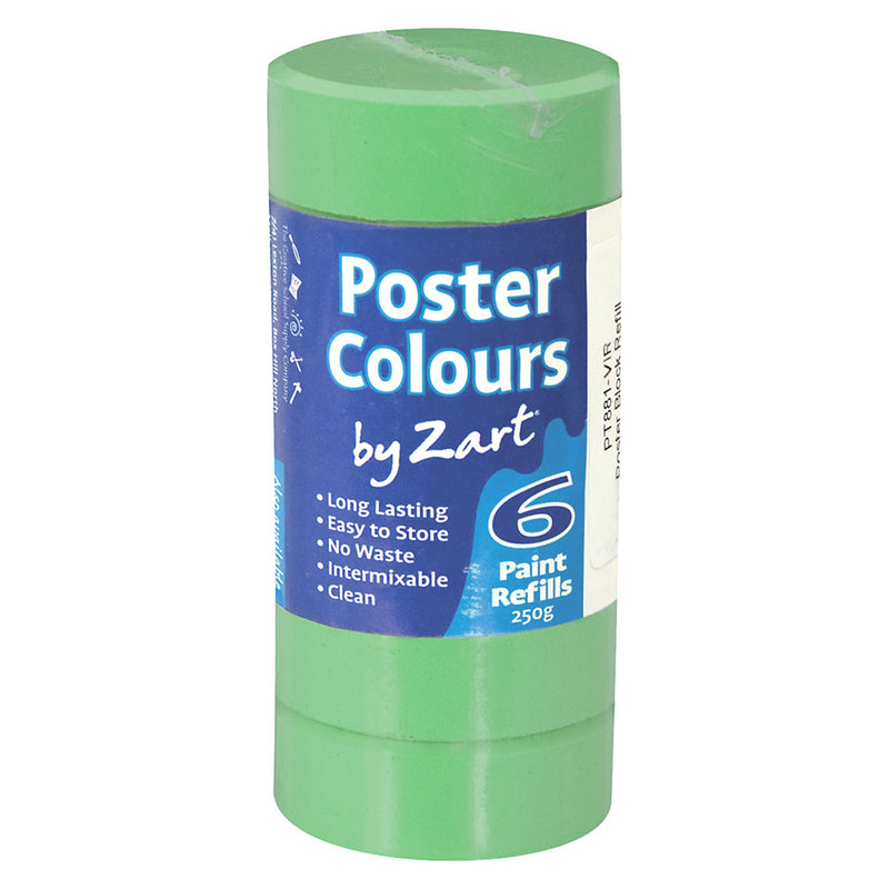 Zart Poster Colours Refill 6pk