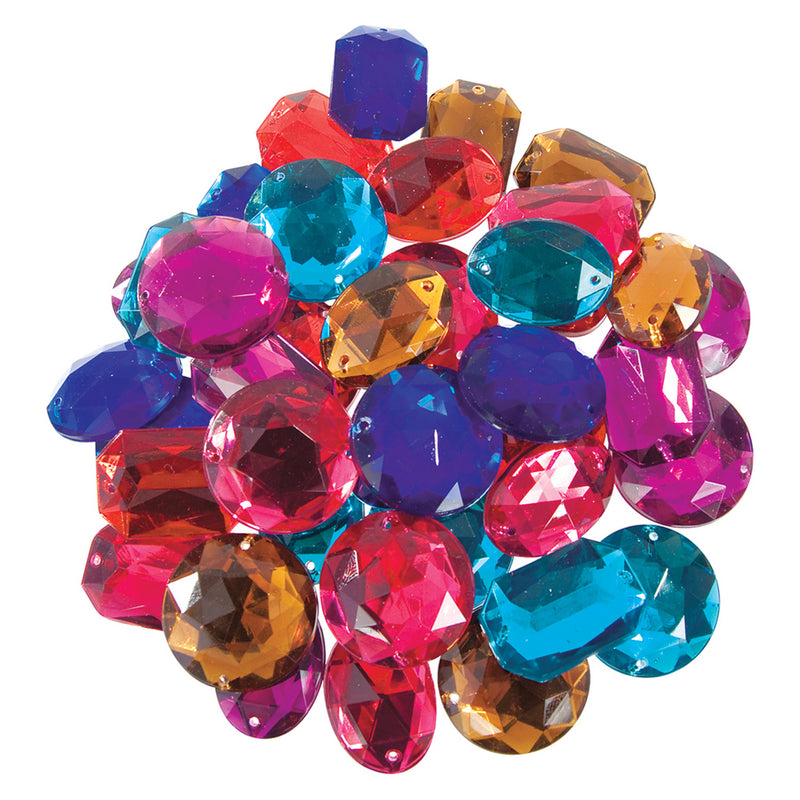 Giant Jewels Sew On 40pcs