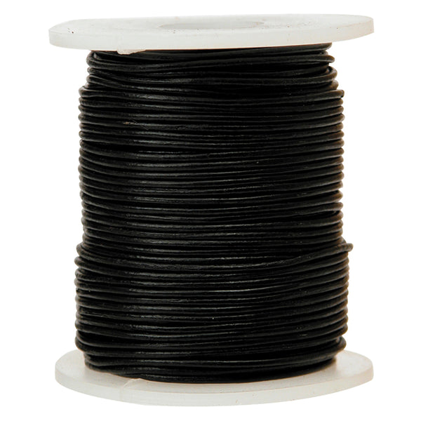 Leather Cord Black (1.5mmx50m)