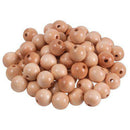 Round Wooden Beads 25mm 100pk