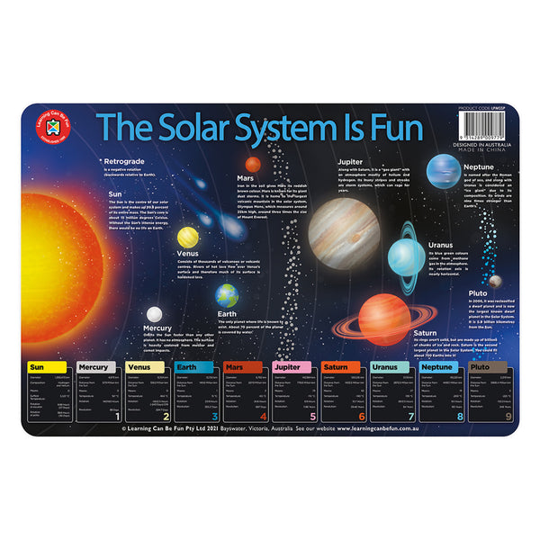 Solar System Placemat