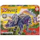 Vzdělávací 3d stvoření dinosaur puzzle