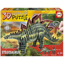 Vzdělávací 3d stvoření dinosaur puzzle