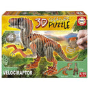 Vzdělávací 3d stvoření dinosaur puzzle