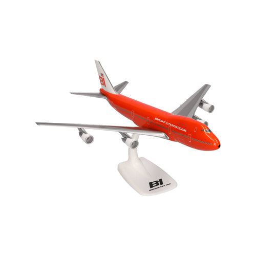 Snap Braniff International Boeing 747-100 Big Pumpkin 1/250 Model