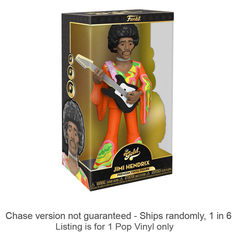 Jimi Hendrix Vinyl Gold Chase lodě 1 v 6