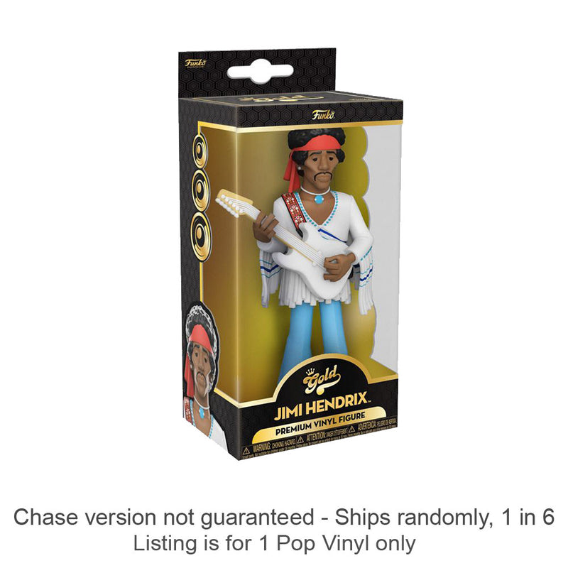 Jimi Hendrix Vinyl Gold Chase lodě 1 v 6