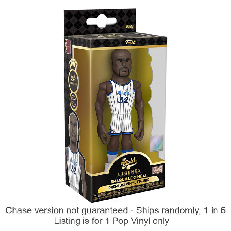 NBA: Shaquille O'Neal Vinyl Gold Chase lodě 1 v 6
