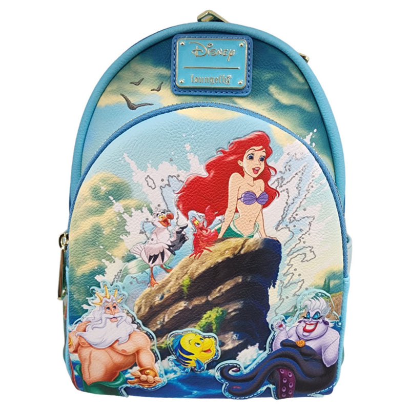 Little Mermaid 1989 Wave Scenic US Exclusive Mini Backpack