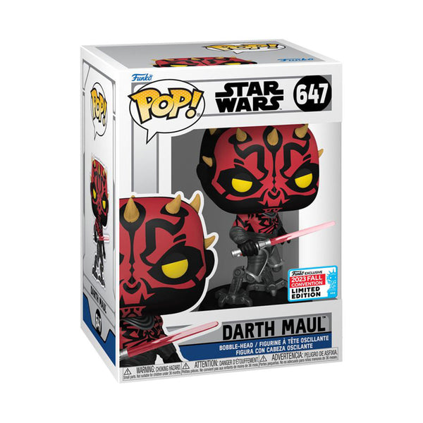 Star Wars Cybernetic Darth Maul Pop! Vinyl NYCC 2023 US Exc.