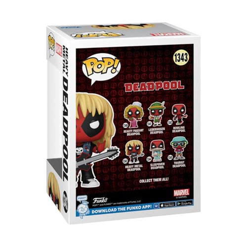 Deadpool Metal band Pop! Vinyl