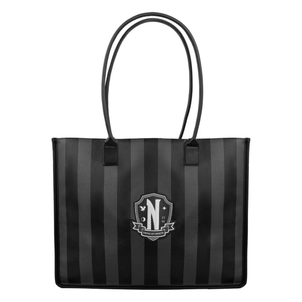 Wednesday TV Nevermore Academy Shopping Bag (Black)