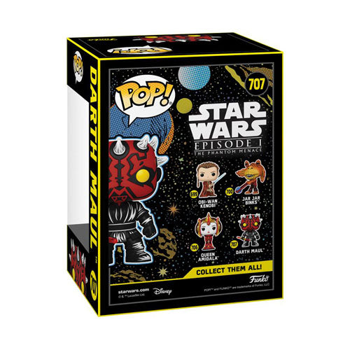 SW: Phantom Menace 25th Anniv Darth Maul US Retro Pop! Vinyl