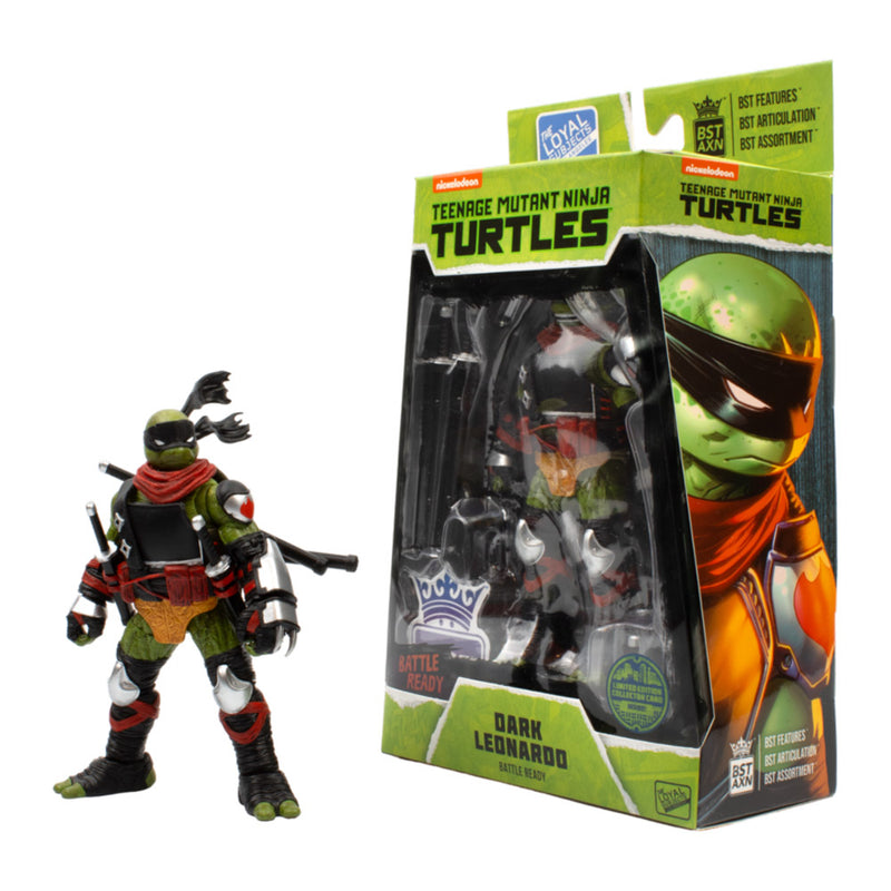 TMNT Dark Leonardo "Battle Ready" BST AXN 1:15 Scale Figure