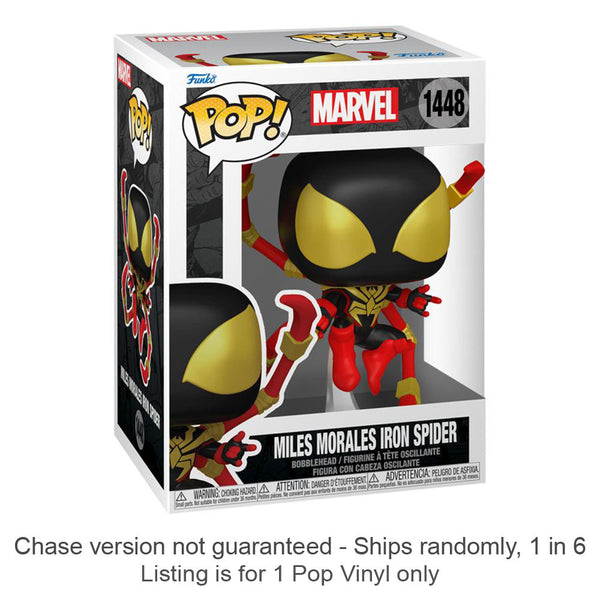 Miles Morales Iron Spider Pop! Vinyl Chase Ships 1 in 6