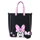 Disney Minnie Floral Rock the Dots Tote Bag w/Coin Bag