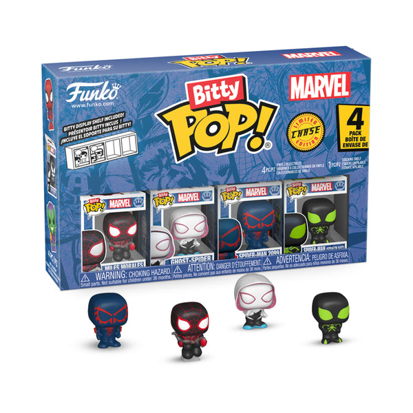 Spider-Man Miles Morales Bitty Pop! 4-Pack